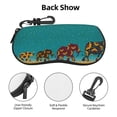 thumbnail image 3 of Xecao Elephants for Eyeglass Case Soft Shell, Portable Sunglass Case, Fashionable Eyeglass Case with Zipper, Lightweight, 3 of 6