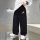 thumbnail image 4 of Pantalones largos de pana para niño para otoño e invierno, pantalones de pierna recta engrosados con terciopelo añadido, pantalones casuales para niños, pantalones largos de poliéster para niños, 4 of 5