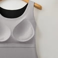 thumbnail image 5 of Women Daily Wear Thin Strap Camisole Tops Built in Removable Stretch Breathable Fabric Adjustable Straps Occasion Sleeveless Shirts Plus Size Padded Camisoles (Black,L), 5 of 5