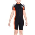 thumbnail image 1 of Guardoinrt Combinaison de Plongée pour Enfants Séchage Rapide Garçons Shorty Combinaison Isothermique Manches Courtes Pantalon UV pour Protection Combinaison Humide pour Natation Plongée Surf Noir TG, 1 of 6