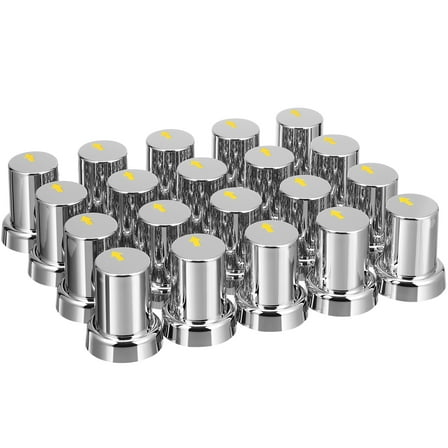 unbranded  20 Pcs Hub Caps Semi Truck Accessories Unique Nut Covers Lug Protector