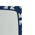thumbnail image 2 of Ambesonne Asian Fitted Sheet, Modern Flower Petals Motif, Full Size, Dark Sky Blue and White, 2 of 2