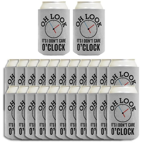 Retirement Gifts For Women Oh Look It's I Don’t Care O'Clock 24-Pack Can Drink Thermocoolers Party Pack