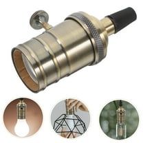 VORCOOL Lamp Hardware Vintage Lamp Socket Aluminium 1Pack