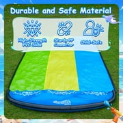 Wham-O Slip N Slide Triple Waver Rider with Boogie 18ft for Kids 5-12 Years Backyard Water Fun