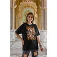 thumbnail image 2 of Becky Lynch Six Faces Fire Black T-shirt, 2 of 4