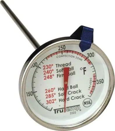 Clip On Metal Dial Thermometer 10~100℃ Gauge For Candle Soap Jam Coffee Making 