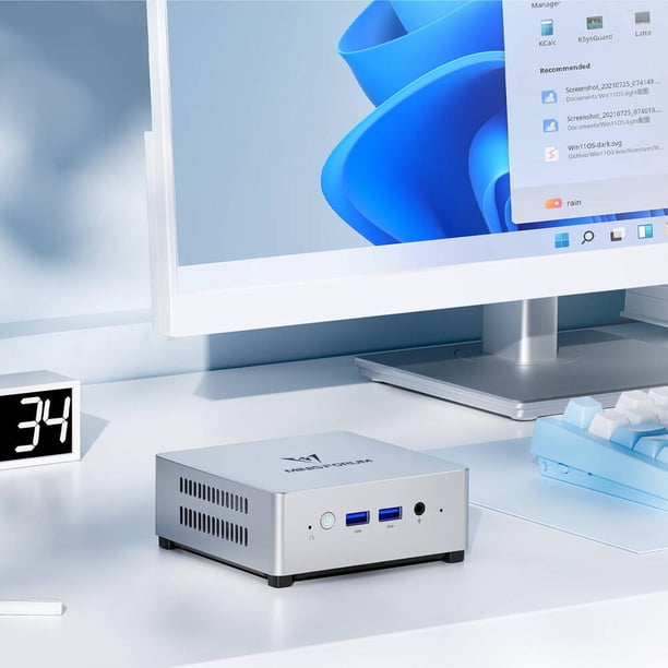 Minisforum UN100L Mini PC / Mini Computer with 16GB RAM & 512GB