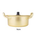thumbnail image 4 of Billuyoard Caja amplia de los potes de los tallarines inmediatos del aspecto de la moda del pote de los tallarines inmediatos del de la aleación Cocina y Comedor oro 16cm, 4 of 6