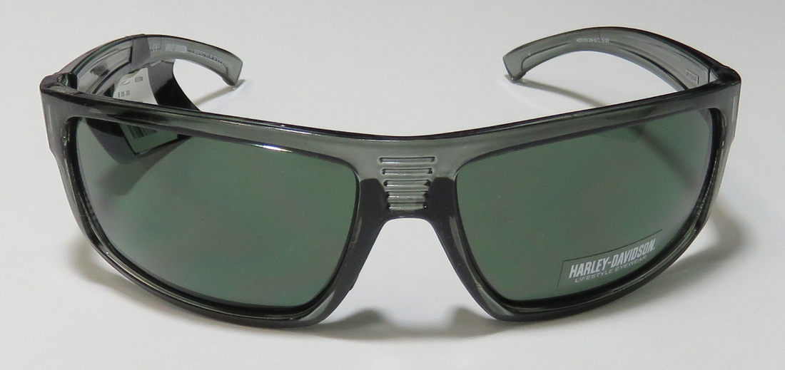 Harley-Davidson Men's Rectangle H-D Script Sunglasses, Gray Frame & Green Lens, Harley Davidson - image 3 of 8