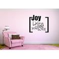 thumbnail image 1 of Wall Design Pieces Joy Living The Life You Love Motivational Inspirational Quote 12x18 Inches, 1 of 1