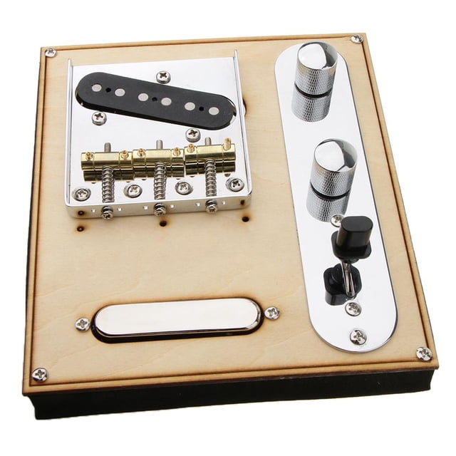 Esquirla Guitar Neck Pickup w/Bridge Line Plate Set for Electric Guitar 85.5x77x10.5mm