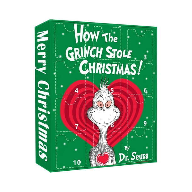 Gr1nch Christmas Decorations Christmas Advent Calendar 2024, Christmas Countdown Calendar For Kids Adult, 24 Days Of Christmas Advent Calendar, 24PC Xmas Vacat Hanging Figure