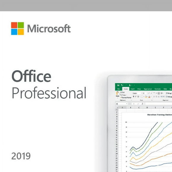 Microsoft Office 2019 Professional Plus 64 BIT Windows Software 1 PC