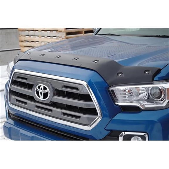 Tough Guard TG20E16 Textured Black Form Fit Hood Protector for 2016 Plus Toyota Tacoma