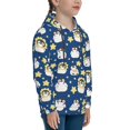 thumbnail image 3 of Fotbe Star Penguin Pattern Youth Pullover Hooded Sweatshirt, Boys Hoodie, Kangaroo Pocket Hoodie for Kids Girls -Medium, 3 of 6