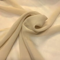 100% Pure Silk Georgette Chiffon Fabric 44" Wide BTY Drape Blouse Dress Craft (Taupe)
