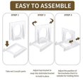 thumbnail image 5 of 24 Pcs Clear Plastic Display Stand, Adjustable Clear Plastic Display Stands Easel Multifunctional Display Holder, 5 of 5