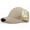 Khaki, variant on beishanbush Visors Outdoor Unisex Baseball Mesh Cap Open Back Solid Color Sun Hat Cap Camouflage