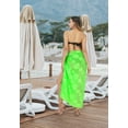 thumbnail image 2 of HAPPY BAY Women's Beachwear Summer Beach Bikini Wraps Sarong Swimwear Swim Cover up Wrap Skirt Swimsuit Pareo Coverups for Women One Size Green, Floral, 2 of 4