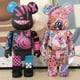 thumbnail image 4 of Figuras de Bearbrick de 28cm, estatuas de oso violento a la moda, colección de Bearbrick, decoraciones de escritorio, decoración de lujo para sala de estar, 400%, 4 of 4