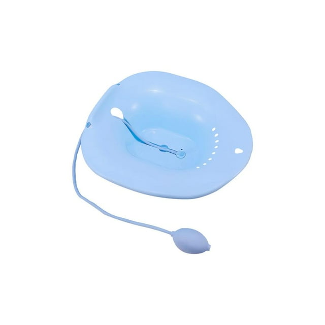 Feltree Ergonomic Sitz Bath Basin for Postpartum/Hemorrhoid Relief, High-Temperature Resistant Portable Tub with Anti-Overflow Design