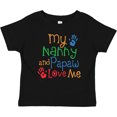 thumbnail image 3 of Inktastic Nanny and Papaw Love Me Boys or Girls Baby T-Shirt, 3 of 5