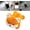 Orange, variant on Magnetic Plush Cat Car Decor,14cm Magnetic Decoration for Side Mirror | Mini Cute Plush AniMe Cute Plush Animal for Car Exterior, Dashboard, Side Mirror,Refrigerator,Locker,for Cats Loversmal