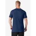 thumbnail image 2 of KingSize Men's Big & Tall No Sweat Longer-Length Short Sleeve Crewneck Tee, 2 of 5