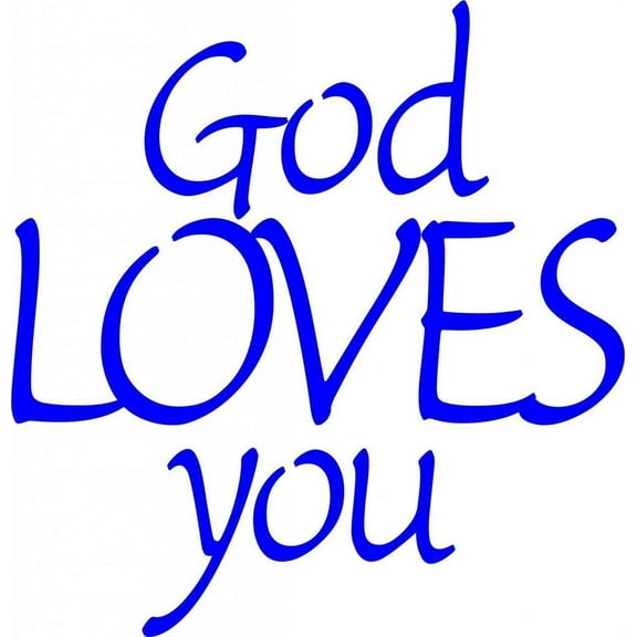 Wall Design Pieces God Loves You