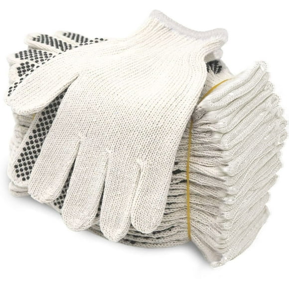 Guantes de trabajo Evridwear, tejido con hilo de algodón y poliéster