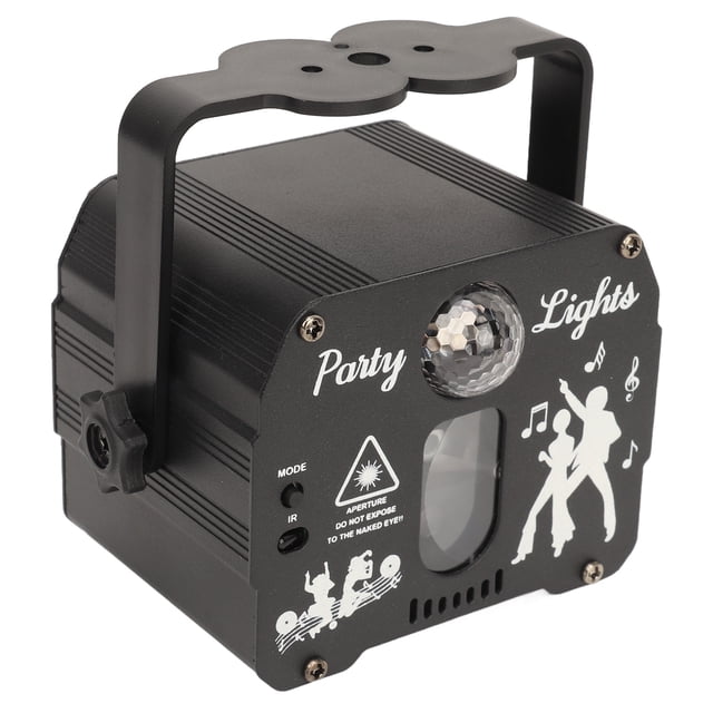 Luz estroboscópica de escenario portátil 3 modos de trabajo luces de fiesta RGB luces de discoteca para DJ recargable por USB para banquetes para reuniones familiares Anggrek Otros