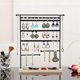 thumbnail image 2 of 7 Tiers White 80-Hole Jewelry Rack Jewelry Earring Storage Jewelry Display Rack for Jewelry Storage and Display, 2 of 5