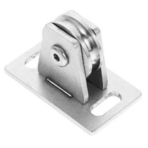 WHAMVOX Small Pulley Silent Pulley Wheel Heavy Duty Pulley Wheel Metal Pulley for Track Wall Ceiling Mount Rope