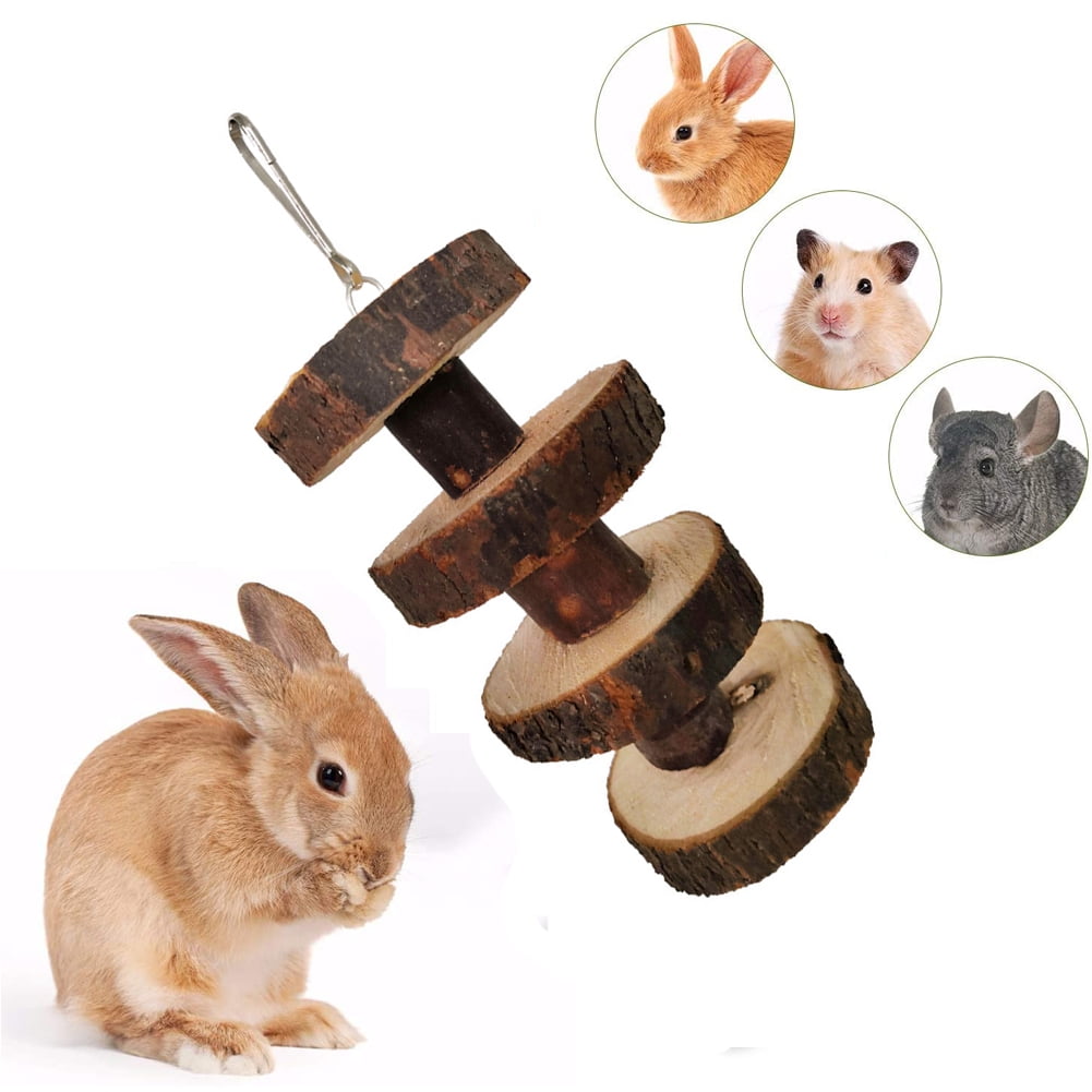 Windfall Hamster Chew Toys, Bunny Chew Toys for Teeth Natural Molar