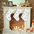 thumbnail image 6 of Coolnut Christmas Stockings 1PCS,Little Baby Sloth Face Big Xmas Stockings Gift Decorations and Party Supplies,Used for Fireplace Decoration Socks Christmas Tree Decoration, 6 of 7