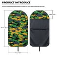 thumbnail image 5 of KUIFORTI Army Green Camo Towel Seat Cover Waterproof Seat Covers for Cars Trucks SUV Van,Washable Sweat Car Seat Towel Cover After Gym Swimming Yoga Outdoor, 5 of 6