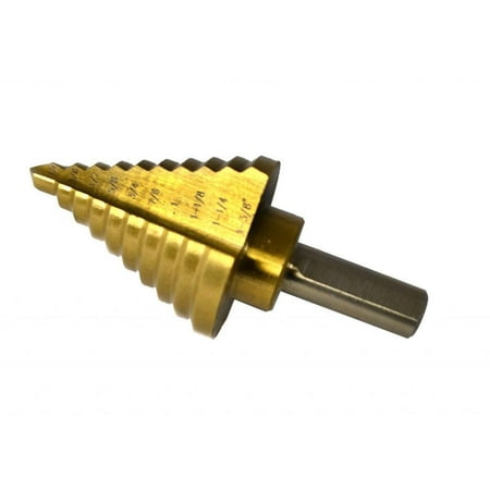 Vulcan Titanium Drill Bit - ABN Titanium 10 Step Drill Bit 1/4