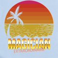 thumbnail image 2 of CafePress - MAGICIAN Extraordinaire Vintage Sunset Body Suit - Baby Light Bodysuit, Size Newborn - 24 Months, 2 of 4