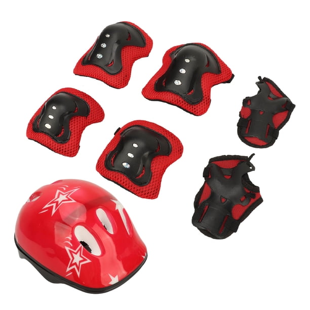 Juego De Equipo De Protección Deportiva Para Niños, Transpirable Ajustable Para Niños Casco De Bicicleta Gear Equipo De Protección Ligera Para Niños Para Patinar