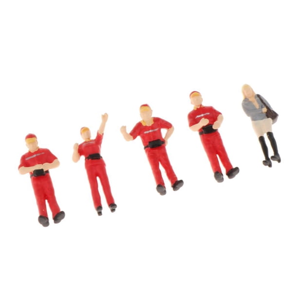 64 personas pequeñas modelo de de reparación de personajes hombre / modelo de muñeca de tren accesorios de C Hugo Modelos en miniatura Personas