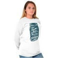 thumbnail image 5 of Together Like Moonshine and Mason Jar Women's Long Sleeve T Shirt Brisco Brands S, 5 of 6