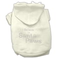 thumbnail image 4 of Christmas Pet Dog  Cat Hoodie Rhinestone, "I Believe In Santa Paws", 4 of 10