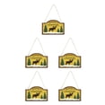 thumbnail image 1 of Colgante de puerta de Navidad Monstrate decoración de Navidad guirnalda feliz Tipo 5, 1 of 6