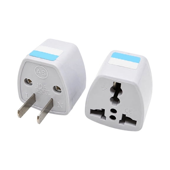 Universal Travel Plug Adapter, Power Adapter for International Travel, 1 Pack Us to Eu Uk Outlet Converter