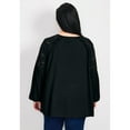 thumbnail image 2 of Avenue Women's Plus Size Marcie Lace Yoke Long Sleeve Top, 2 of 2