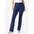 thumbnail image 4 of Roaman's Women's Plus Size Petite Plus Size 24/7 Stretch Bootcut Jean, 4 of 6