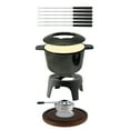 thumbnail image 3 of Swissmar Metallic Black Sierra Fondue Set, 3 of 5