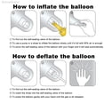 thumbnail image 3 of Globos de aluminio con forma de hormiga, 40 cm, número 0, negros, con corona dorada, 3 of 3
