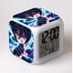 thumbnail image 1 of Reloj despertador Digital Naruto Sasuke con 7 LED, luz nocturna de Anime, cambio de Color, regalo para dormitorio de niños, 1 of 4